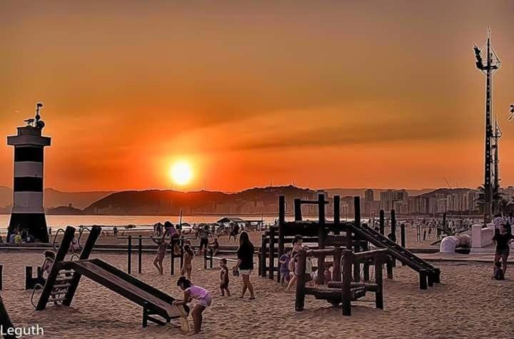 סנטוס Apartamento Na Quadra Da Praia מראה חיצוני תמונה