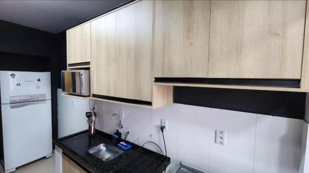 סנטוס Apartamento Na Quadra Da Praia מראה חיצוני תמונה